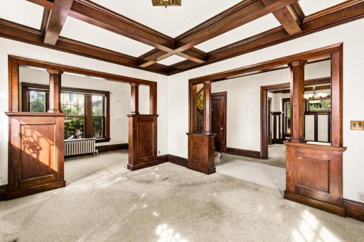Living Room facing Sun Room and Foyer