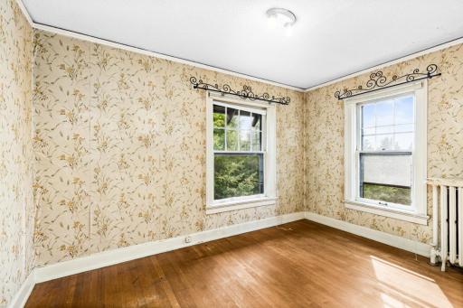 Bedroom #1 with Maple Floors