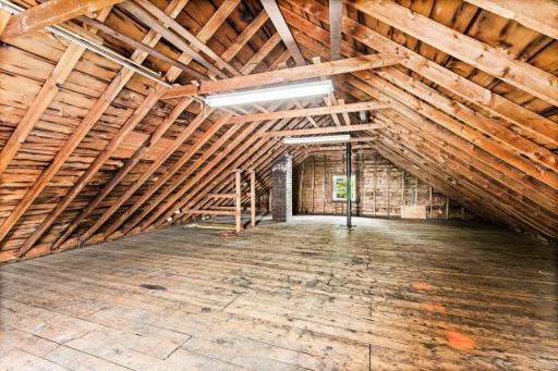 Unfinished Attic Space