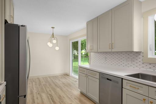 The home is flooded with natural light and a beautiful soft color palette.