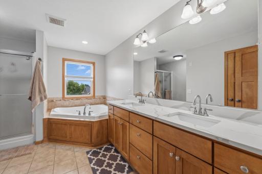 Primary Bathroom-Separate Tub and Shower