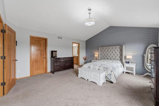 Primary Bedroom with Accent Wall