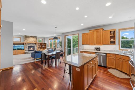 Kitchen/Informal Dining Room and Family Room