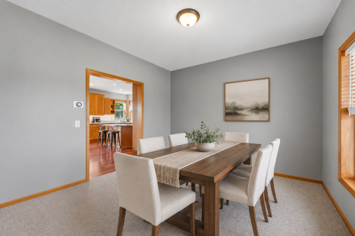 Staged Dining Room