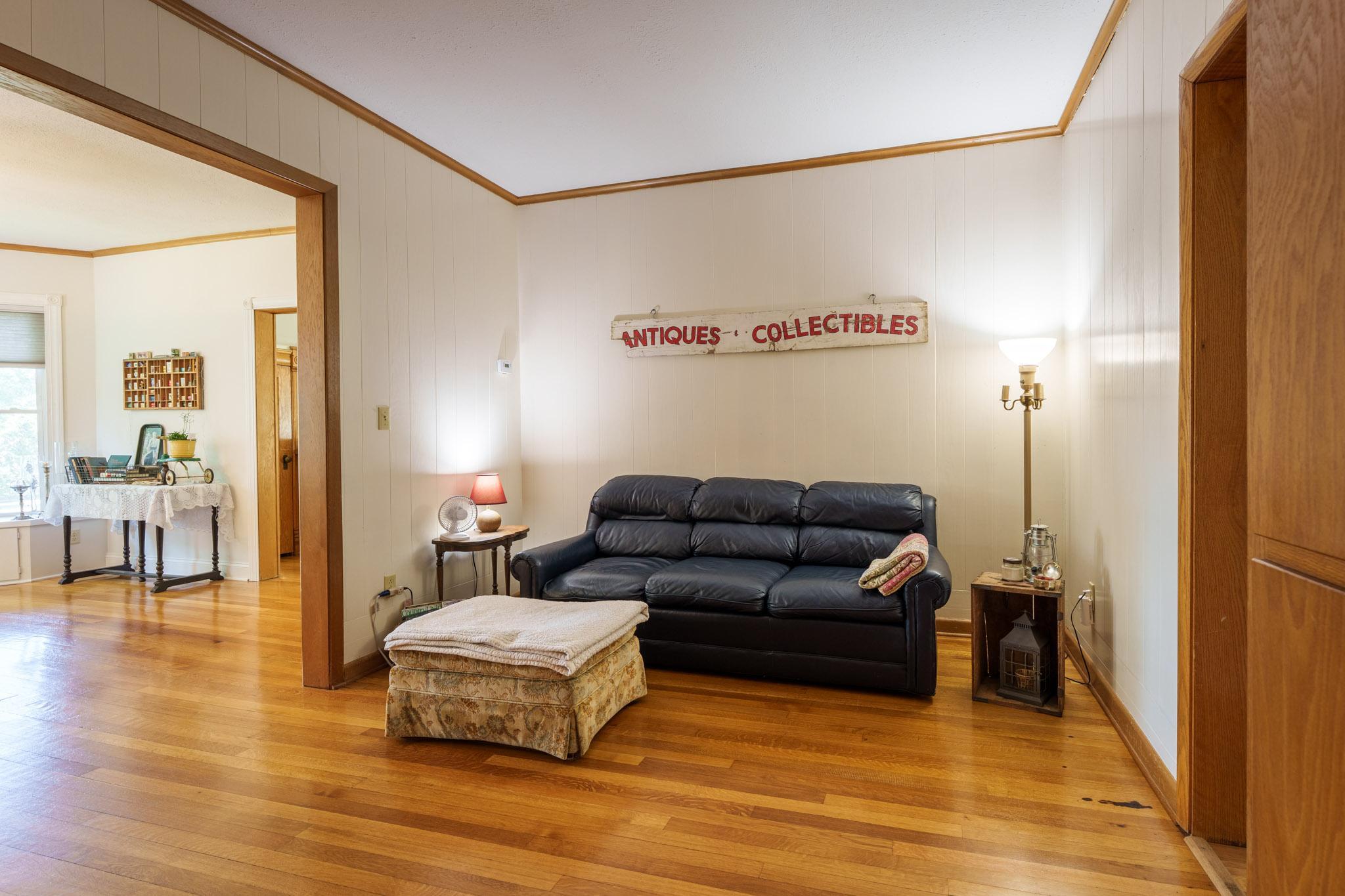 Another view of the home library/tv room.