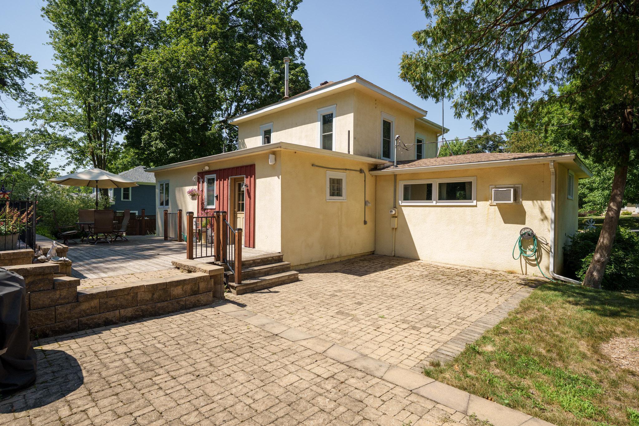 The paver patio was surely a labor of love to be enjoyed for generations to come!