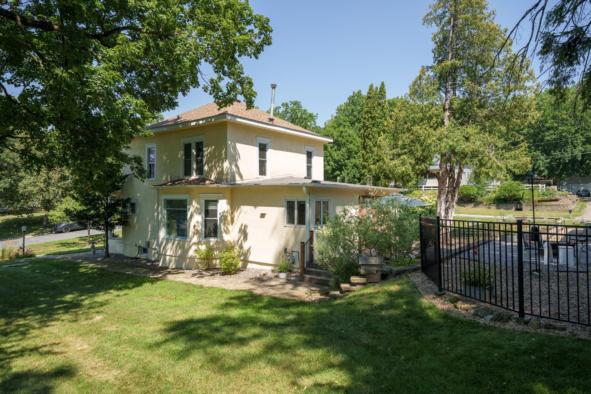 Side view of the yard and west side of home.