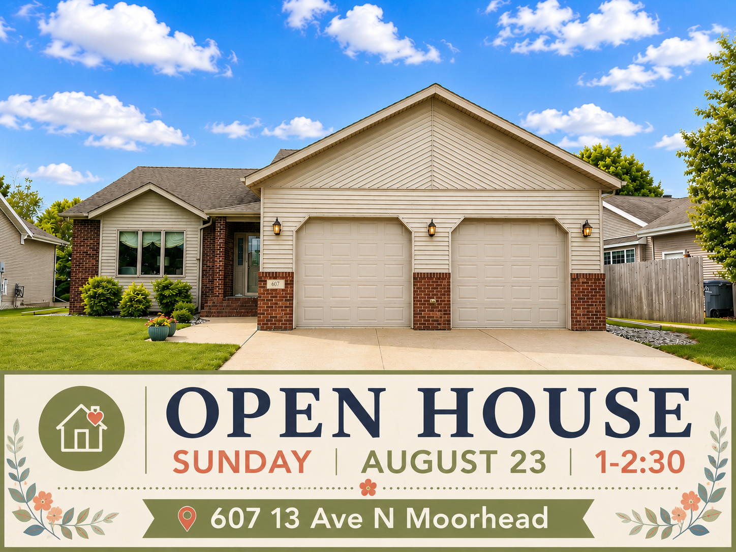 607 13th Avenue N, Moorhead, MN 56560