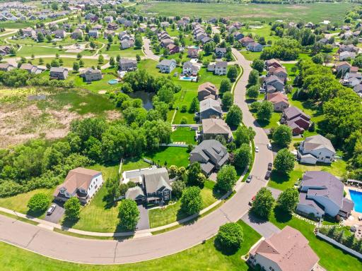 Located just down the street from Rogers Middle and High School, it backs to a pond and wetlands, providing privacy, beautiful views, and a quiet feel.