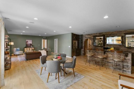 The walkout lower level expands the homeâs living space with one-of-a-kind, highly functional areas designed for entertaining on a grand scale.