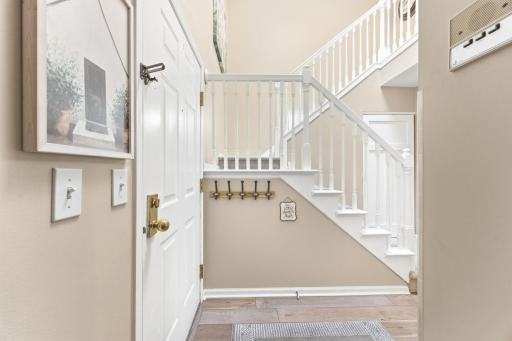 What a welcoming entry (you'll have to see the storage & pantry, too!)