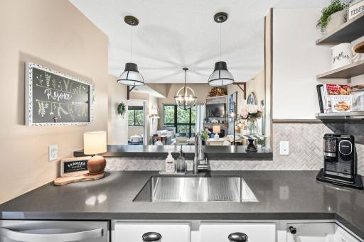 Exceptional flow throughout! Newer Quartz countertops and more!