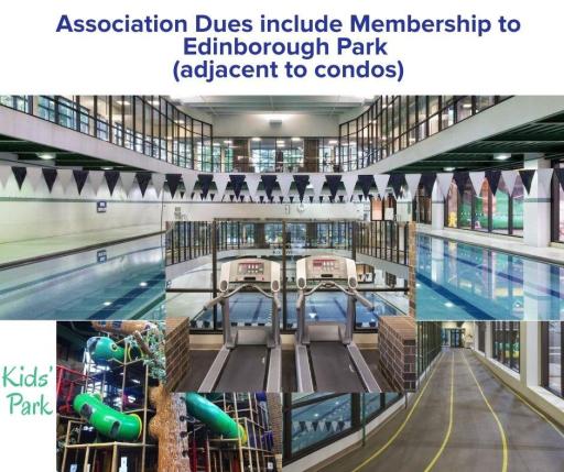 Edinborough Park Memebership INCLUDED with HOA fee!!