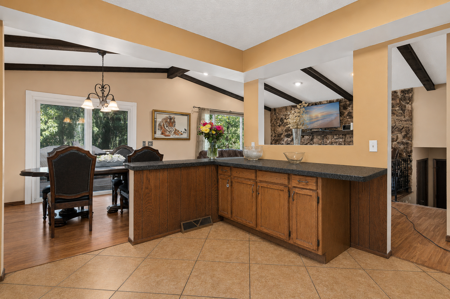 ChatGPT altered the countertop BUT LOOK AT THE OPEN LAYOUT!