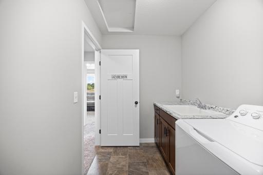 Main floor laundry w/ easy acess from all areas of the home.