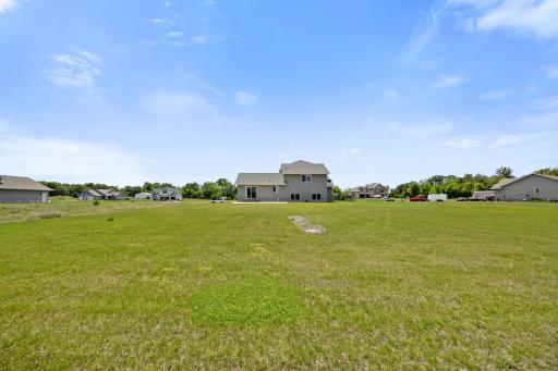 Massive back yard! So much space and privacy to enjoy.