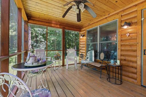 Screen porch will be a favorite place to relax