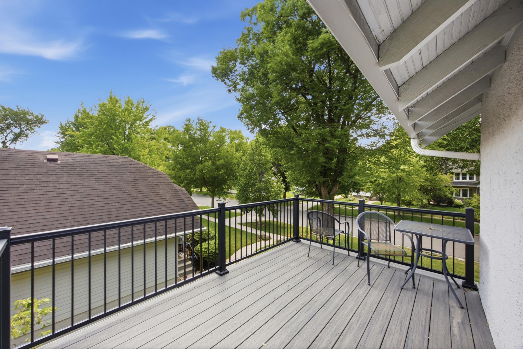 Deck with Railing off bedroom 2