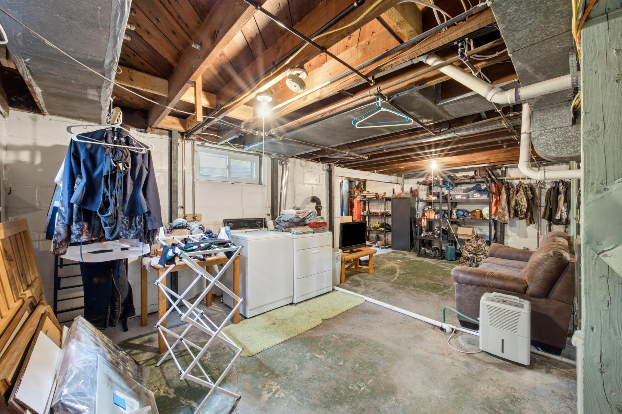Basement Laundry area