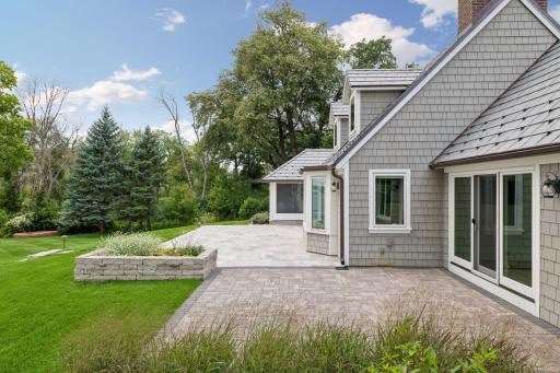 Lovely patio space for entertaining and overlooking Lake Minnetonka
