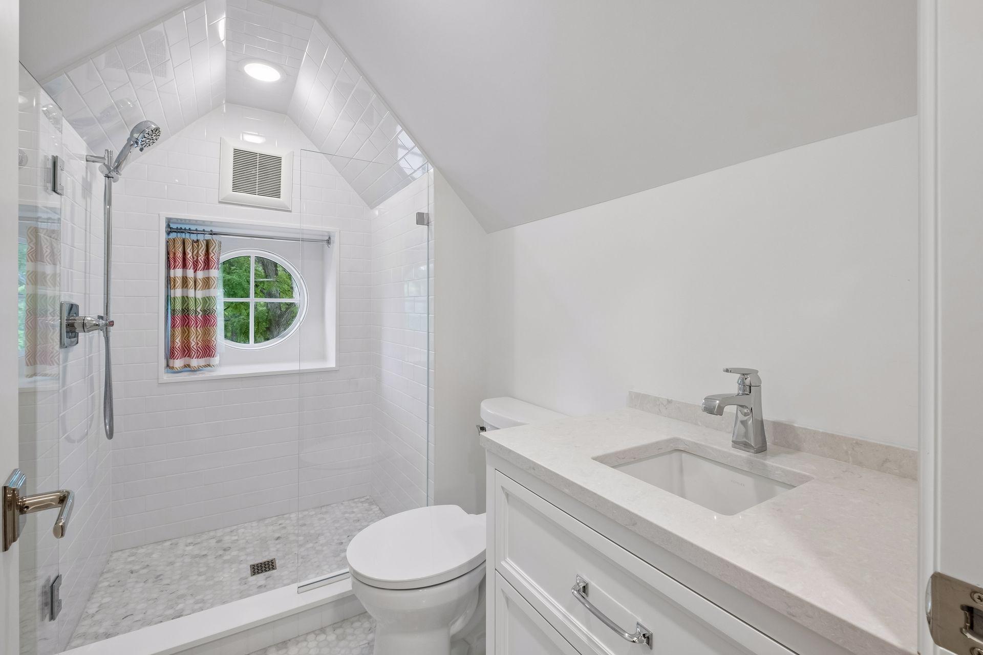 3/4 bathroom on the upper level