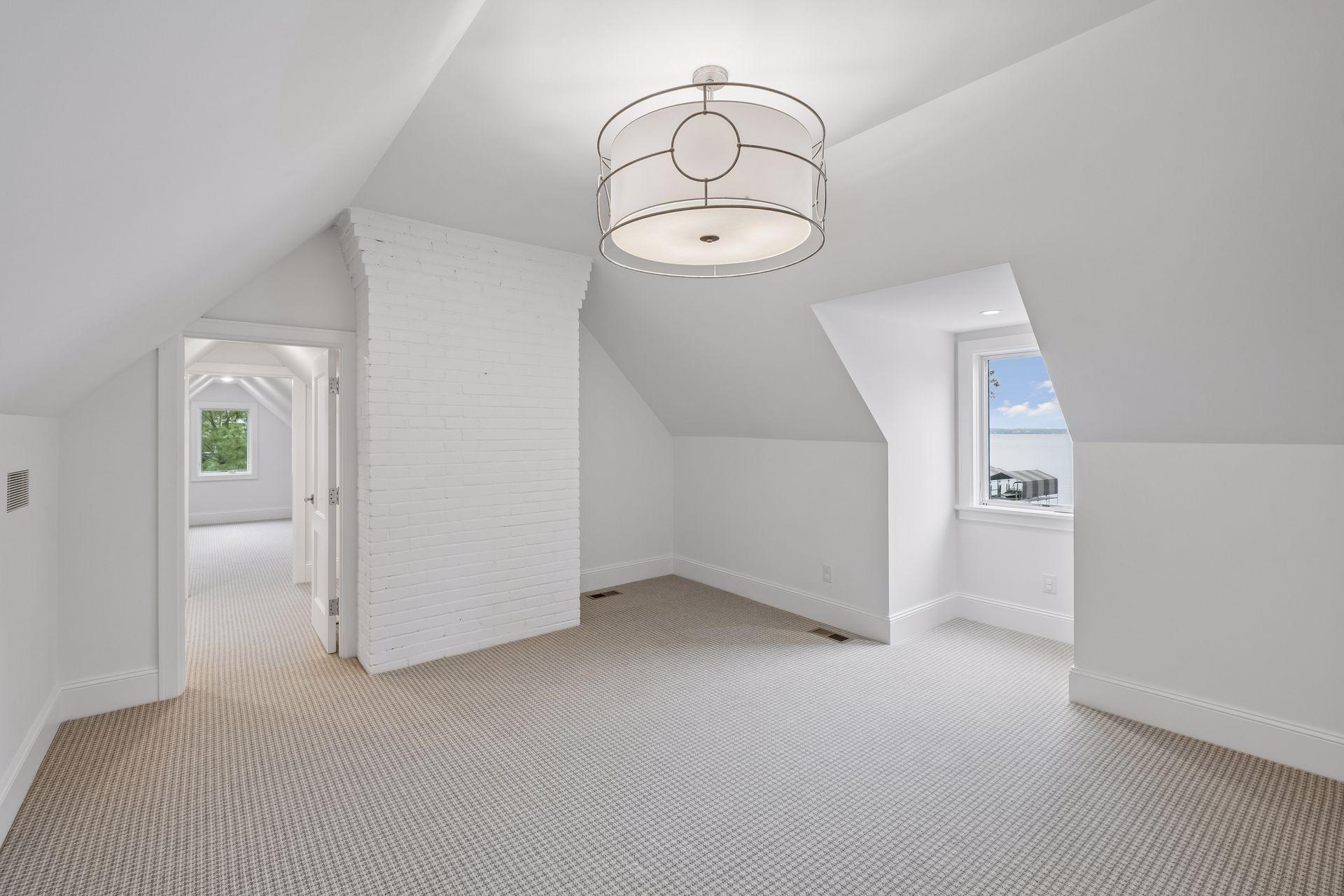 Upper level bedroom could be a play room, bedroom, or hobby space