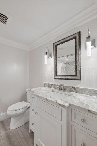 Lower level 3/4 bathroom
