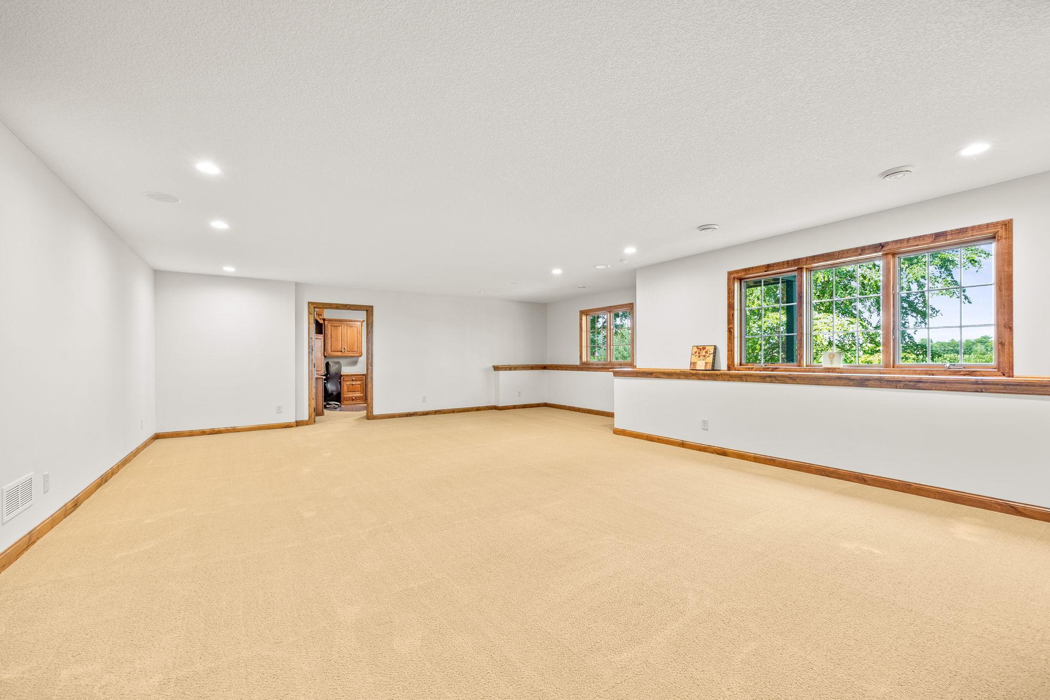 Pool table, game table or both! You've got room.