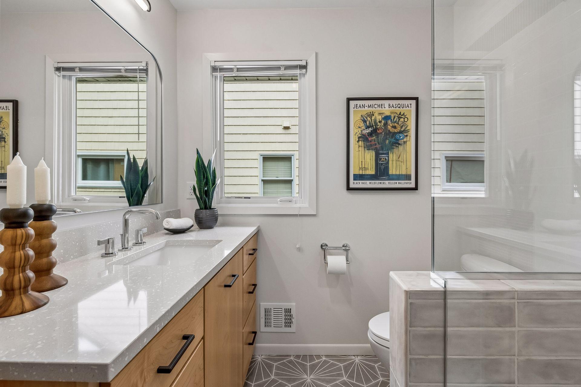 this is one of three bathrooms on the main level!