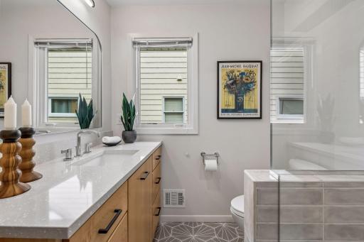this is one of three bathrooms on the main level!