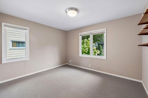 one of three bedrooms on the main level