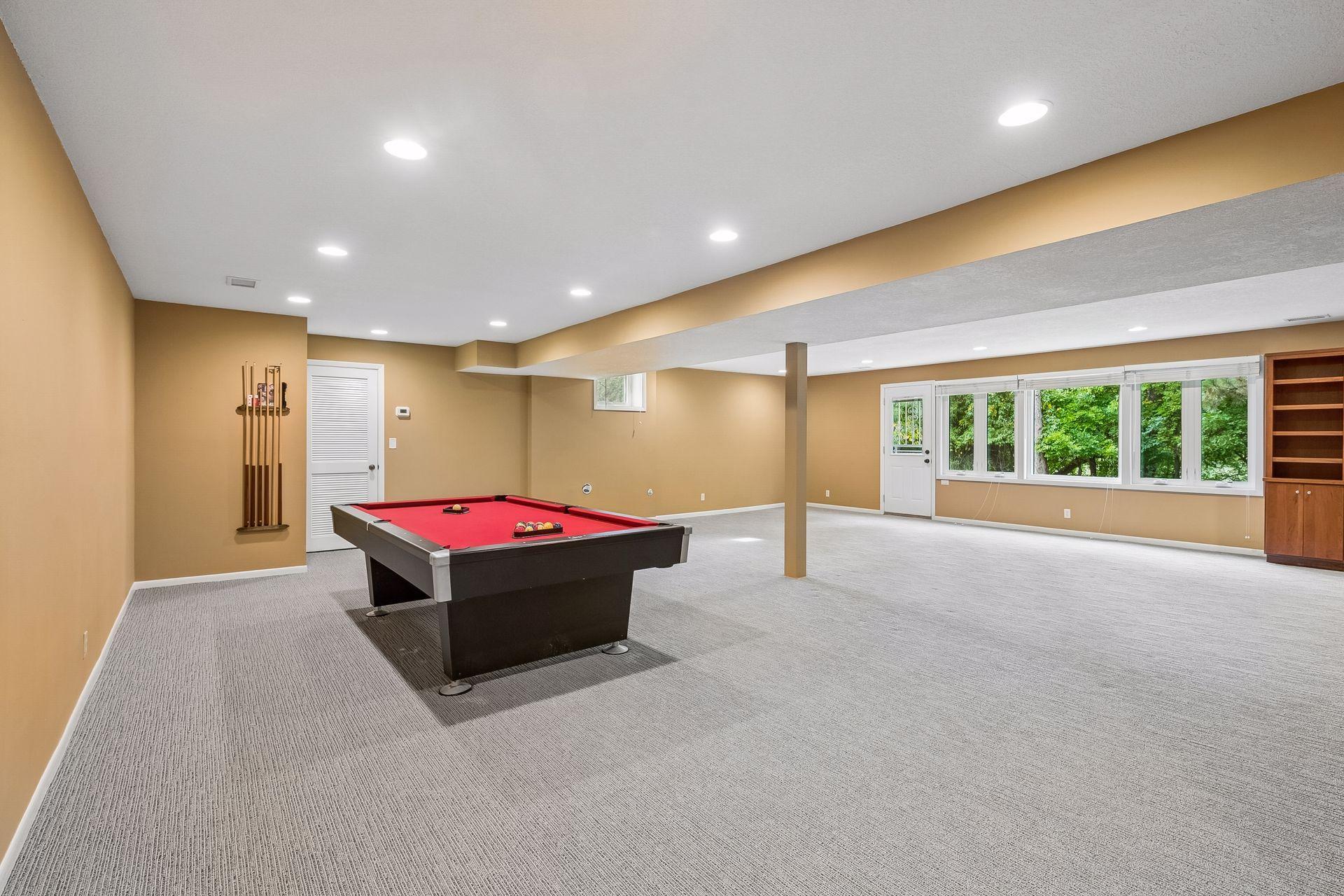Spacious lower-level with a rarely seen walk-out in the City Lakes area.