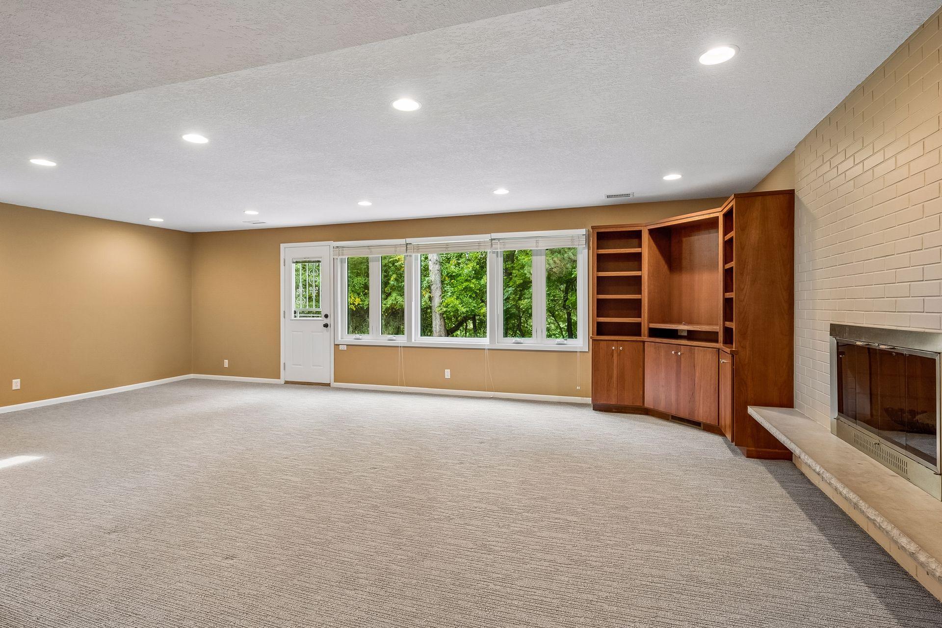 High ceilings and lots of light!
