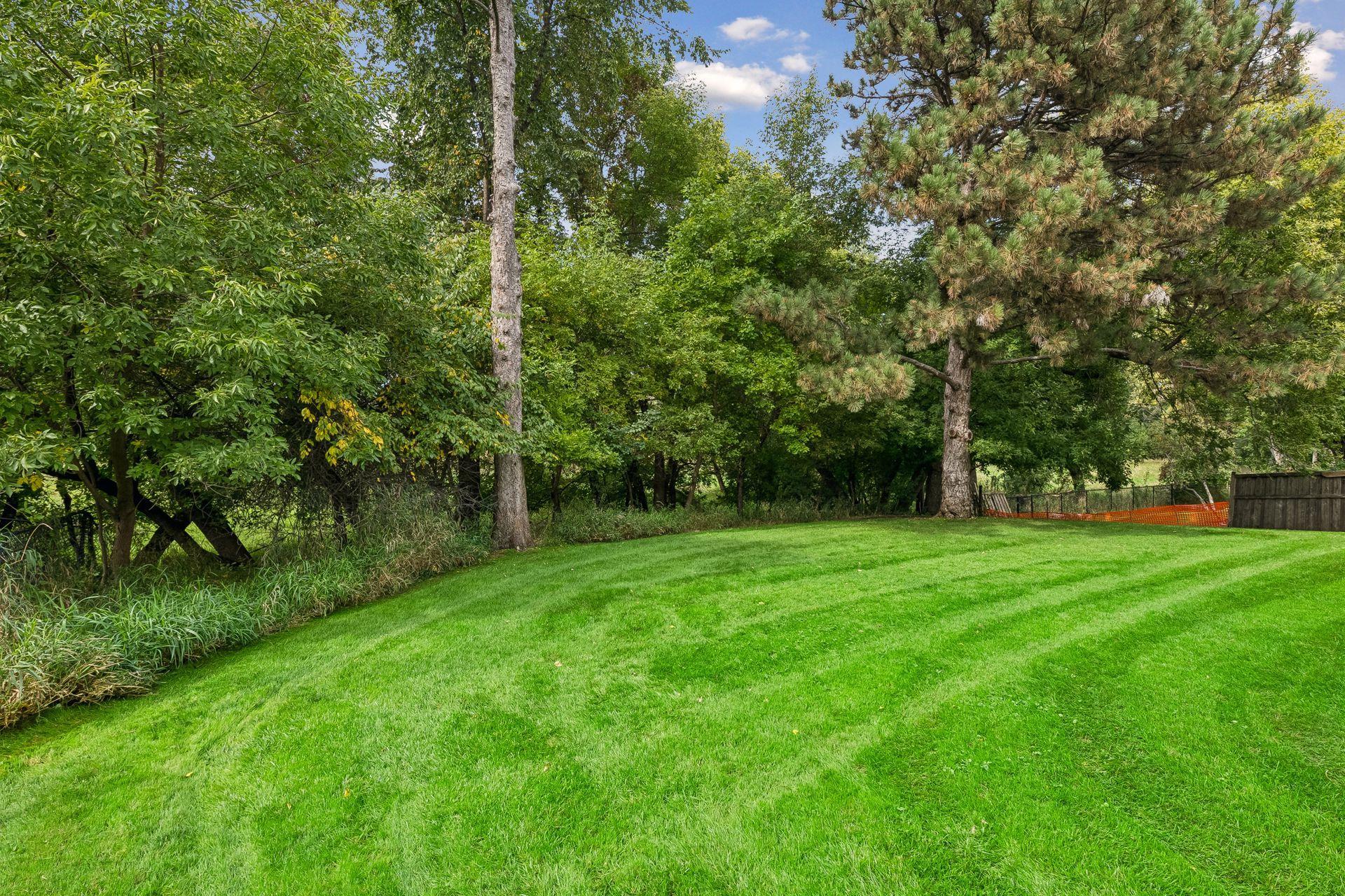 Private backyard