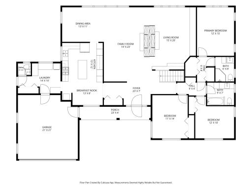 Main level floor plan