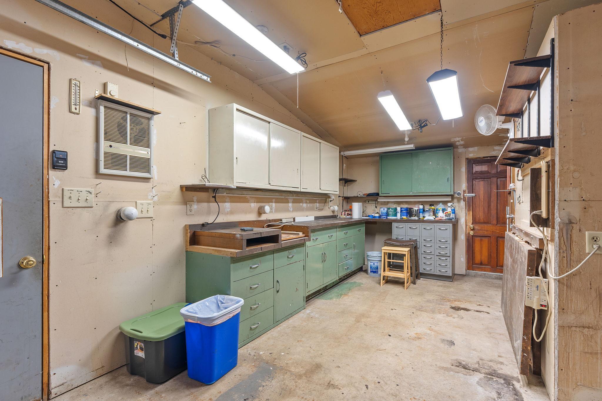 Attached home workshop!