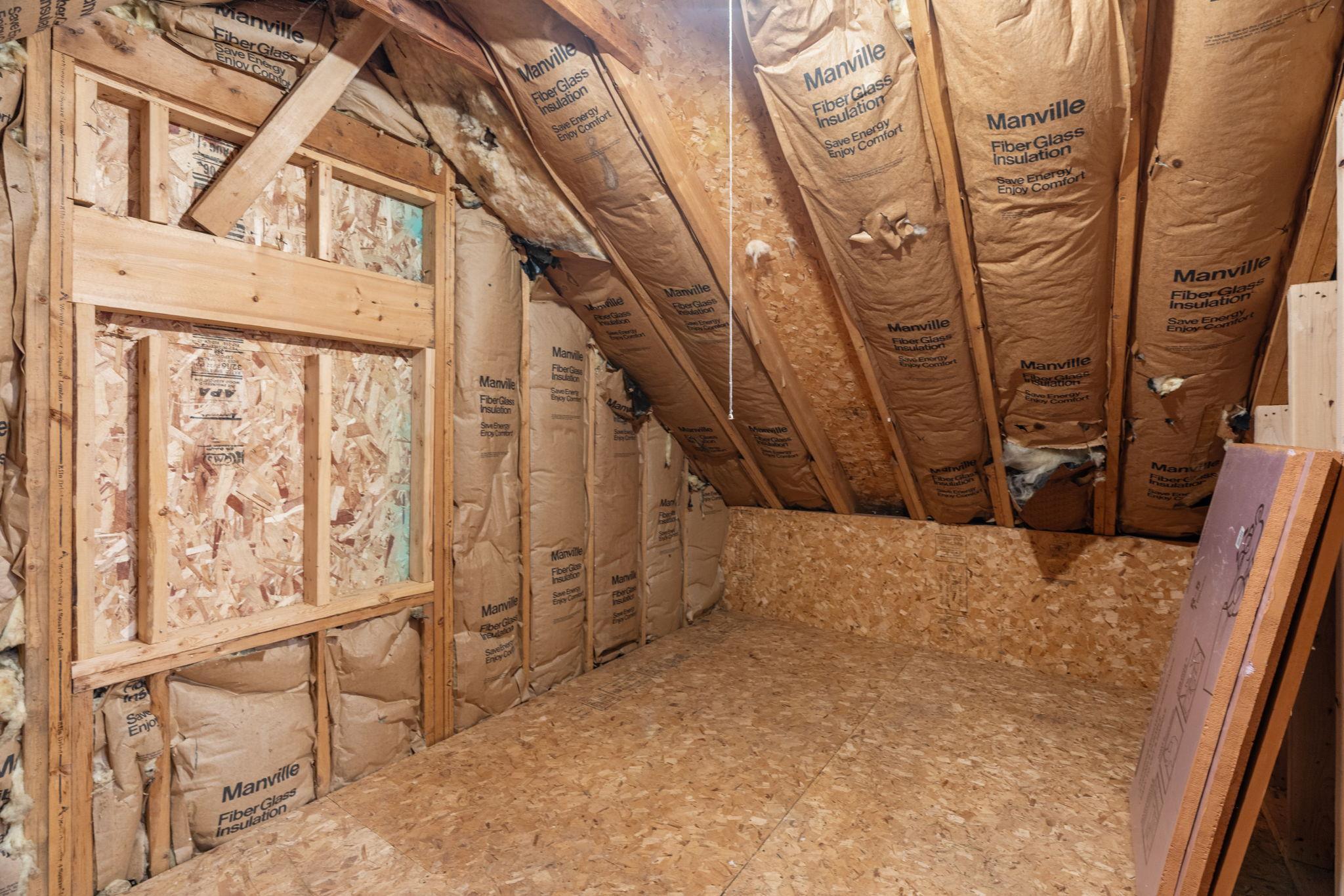 Additional storage room off the bonus room.