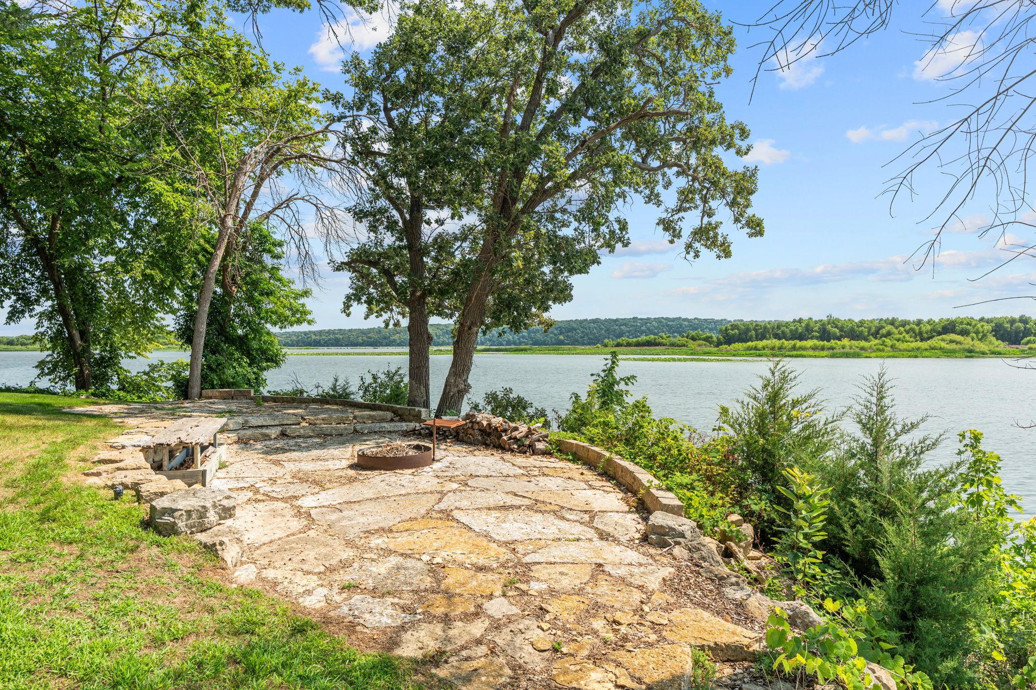 2nd Bonfire pit area overlooking the River! Enjoy evening smores or relaxing with expansive views of the river.