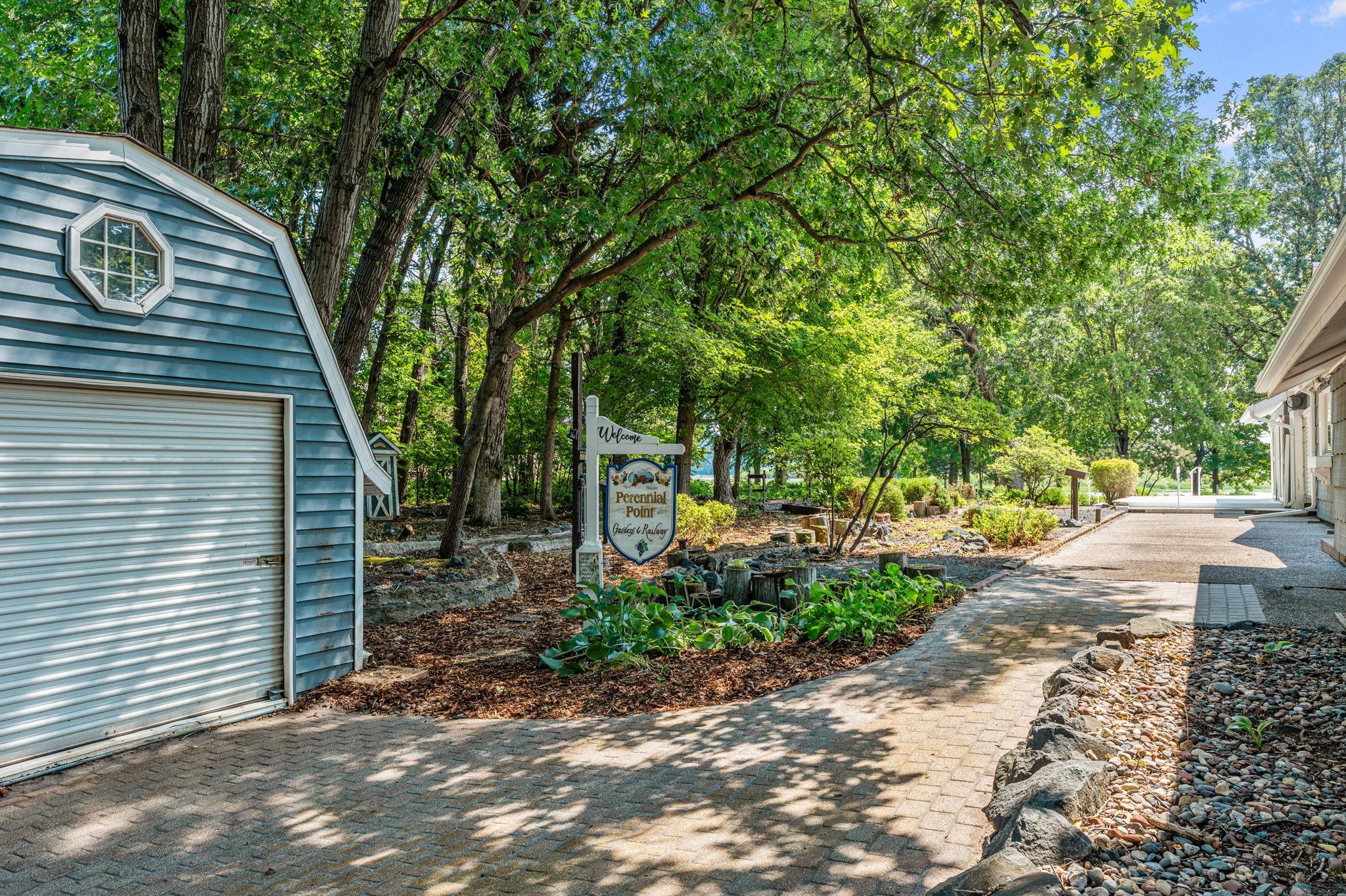 View of the side yard and patio space. This area could be converted to a pool space!