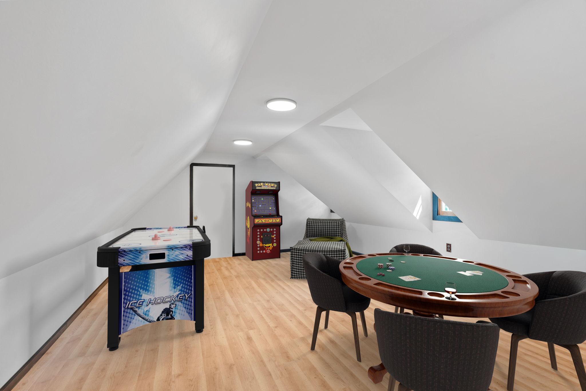 "The Cabana"! This bonus room will be the favorite kid getaway, or could be used as a home exercise room or office. Room has been virtually staged.