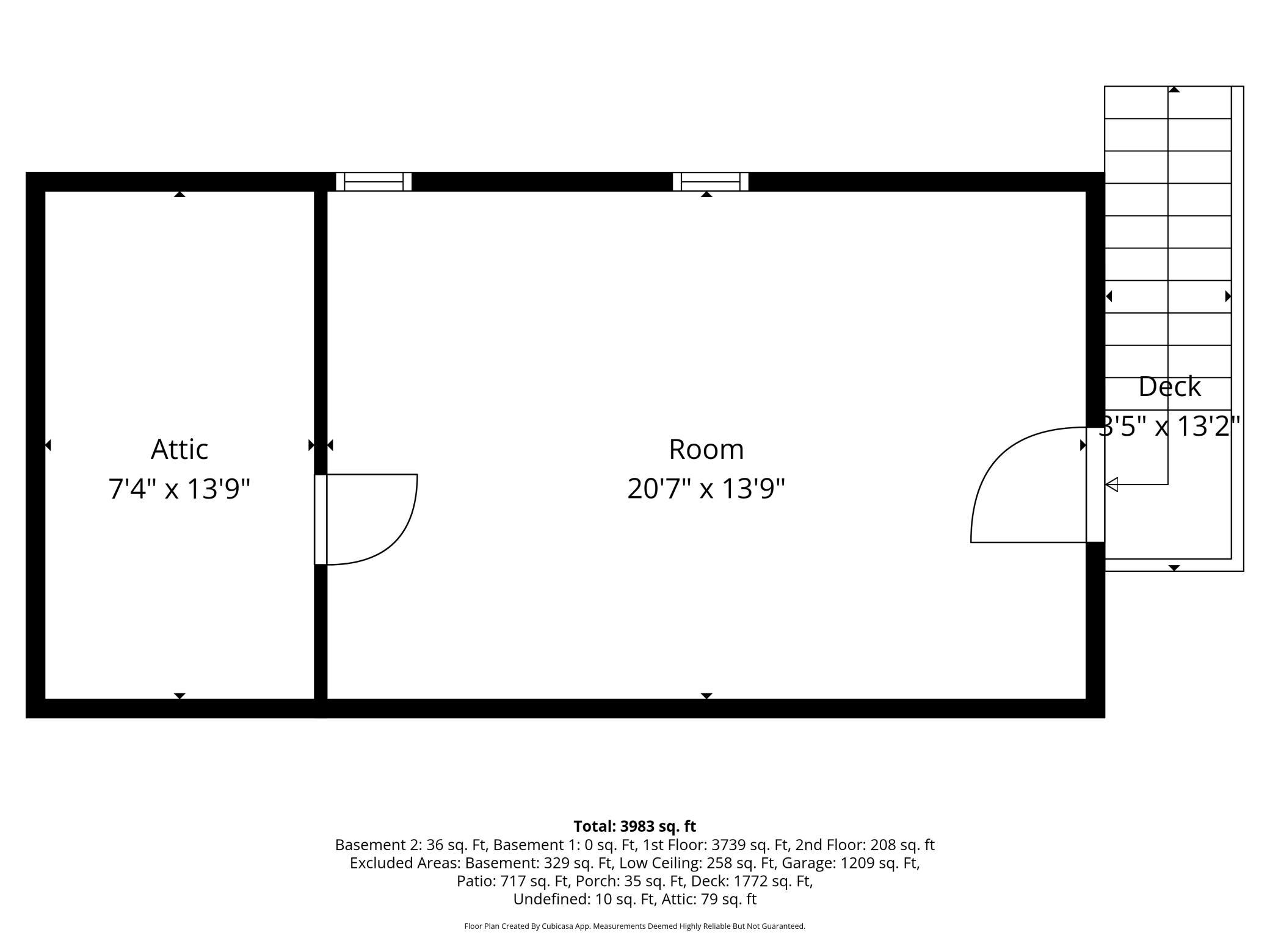Detached Garage Bonus Room & Storage