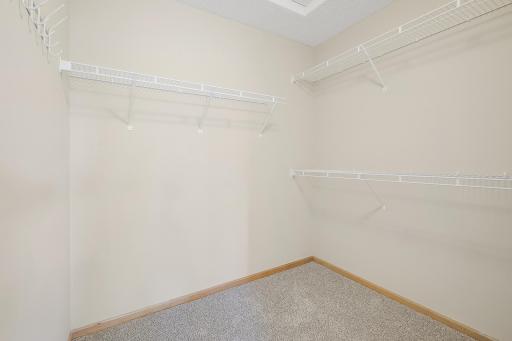 Wonderful space in the closet for all your needs.