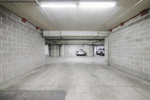 View into the additional parking - this garage is right next to a car wash area.