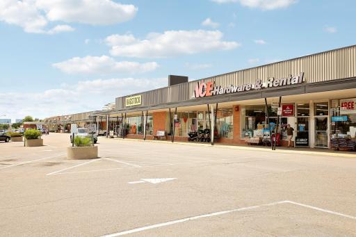 Walk just across the street to a convenient hardware store.