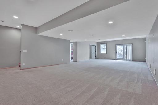 Lower level recreation room