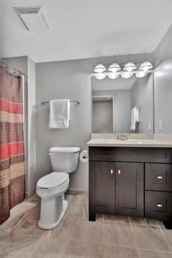 lower level 3/4 bath