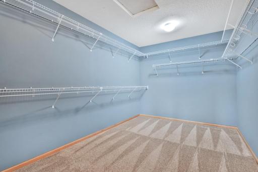 Primary walk-in closet