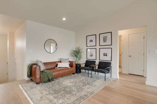 Upper level living room
