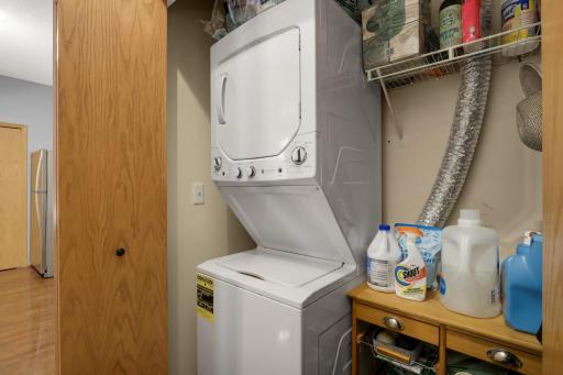 Main floor laundry closet.