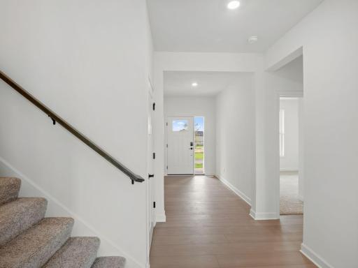 The open-concept design creates a feeling of space while improving the flow of the home